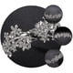 thumbnail image 3 of 1 pieza de diadema con flores vintage con incrustaciones de diamantes de imitación para mujer, accesorio para el cabello, 3 of 8