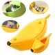 thumbnail image 2 of Cama cálida con forma de plátano para perros y gatos, cesta acogedora para cachorros y gatitos, cojín para perrera, colchoneta portátil para dormir para mascotas, suministros para gatos, 2 of 5