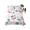 Multicolor, variant on Pink Flamingos Queen Size Flat Sheet, Wrinkleproof & Fadeproof Cooling Flat Bed Sheet Only, Summer Green Tropical Palm Leaves Breathable Soft Bedding Top Sheets 90 x 102 Inches
