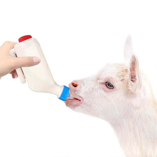 Biberón bebe leche jumbo, bebe leche animal, copa bebe leche gruesa, dispensador de leche mascota, bebe leche portátil, bebe leche de plástico resistente, para animales en casa