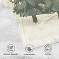 thumbnail image 5 of Yayeee 2 Pack Hand Towels for Bathroom 100% Cotton 16" x 28" Soft Absorbent Kitchen Towel, Christmas Stars, 5 of 7
