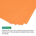 thumbnail image 4 of Uxcell EVA Foam Sheets Orange 35.4 Inch x 19.7 Inch 2mm Thick Crafts Foam EVA Sheets for Arts and Crafts 5Pcs, 4 of 6