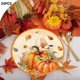 thumbnail image 1 of Thanksgiving Fall Pumpkin Paper Plates Fall Party Supplies Pumpkin Maple Disposable Plates Autumns Plates For Fall Decor Thanksgiving Party Supplies, 1 of 5