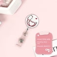 thumbnail image 4 of 1 Pce Clips de Carte d'Identité Infirmière Rétractable Badge Enrouleur Accessoires de Carte d'Identité Mode Fournitures de Bureau Étiquette de Nom style 8, 4 of 6