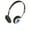 Blue, variant on LSLJS Headwore Wired Headphone Over Ear, Retro Style Headset, Adjustable Lightweight Binaural Stereo Headphone, On-Ear Three-dimensional Winding Headset Christmas Gifts for Office Home PC