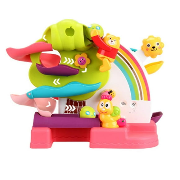 Kids Ball Drop Toy Cars And Balls Ramp Juguete Educativo Juguetes De Desarrollo Temprano Con Sonidos Musicales Regalo Para Bebés 2 En 1 Yuarrent FN005640-00