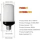 thumbnail image 3 of 4 pack E27 LED flame bulbs with 4 lighting modes indoor, 3 of 4