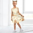 thumbnail image 7 of Girls Dress Capybara Carrot Duck Sleeveless Dress for Girls Hem A-Line Casual Sundress, 7 of 7