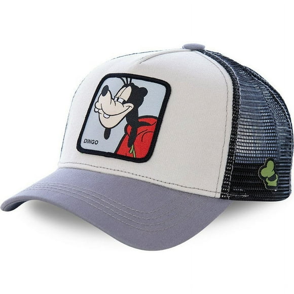 New Brand Mickey Anime Blue Khaki Snapback Cap Cotton Baseball Cap Men Women Hip Hop Dad Hat Trucker Mesh Hat Dropshipping GOOFY