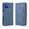 thumbnail image 1 of Case for Motorola MOTO One 5G Cover Adjustable Detachable Card Holder Magnetic closure Leather Wallet Case - Blue, 1 of 5