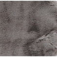 thumbnail image 3 of Luxe Faux Rabbit Fur Rectangular Rug 5' x 8'   - Grey, 3 of 4