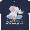 thumbnail image 4 of Inktastic My Meemaw Loves me to the Moon and Back Elephant Family Boys or Girls Toddler T-Shirt, 4 of 5