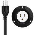 thumbnail image 2 of (1.6Feet) Waterproof 15Amp 125V Outdoor Power Outlet Extension Cord，SJTW 14AWG,Nema 5-15R 15A Outlet Extension Cord$$Tools & Hardware Other, 2 of 8