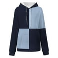 thumbnail image 5 of Xcmzpl Womens Hoodies Plus Size Color Block Hooded Sweatshirt Athletic Pullover Tops Cotton Long Sleeve Shirts Early Fall Fashion, 5 of 5