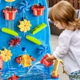 thumbnail image 5 of Toddlers Water Table Waterfall Maze-like Wall - Double-Sided Water Sand Table for Kids, 32 PCS Outdoor Toys for Toddlers Age 3-8, Activity Sensory Table Summer Toys for Boys Girls Ages 4-8, 5 of 10