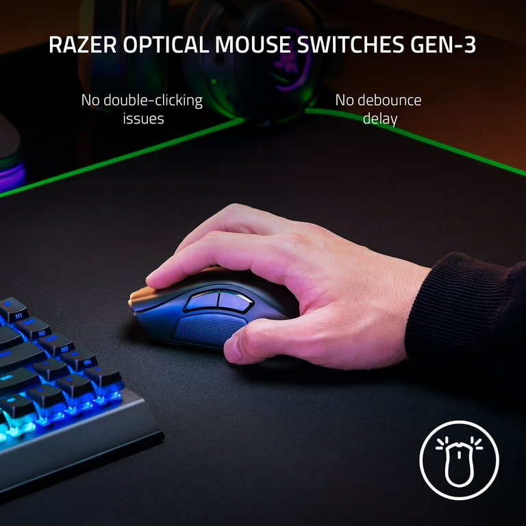 Razer Naga V2 Pro Wireless Gamer Computer Mouse, 30K Optical