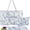 Sky Blue, variant on 3 Piece American Mahjong Set with Large Tote Tile Pouch and Drawstring Bag for American Mahjong Tile Rack and Accessories