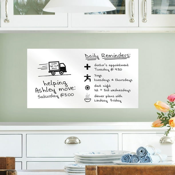 Wall Pops Whiteboard DryErase Board Wall Decals