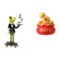 thumbnail image 1 of Escultura De Rana De La Fortuna, Adorno Creativo De Mesa Con Bolsa De Dinero, Cuenco De Tesoros Artesanal Para Chimenea, Estante De Entrada Y Regalo De Cumpleaños Para Inauguración De La Casa., 1 of 8