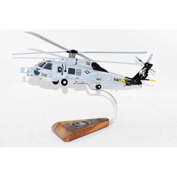 MH-60R, HSM-71 Raptors, 16" Mahogany Scale Model