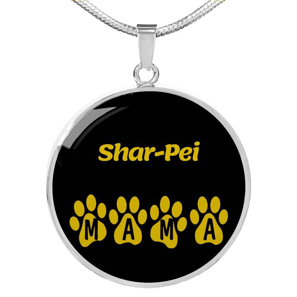 Chain 22 Cute Puppy Dog Charm Necklace Stainless Steel 18K Gold Plated Family Member Little Animal Pendant