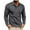 Dark Gray, variant on MXUIKV Mens Shirts Cotton Spandex Stretchy Collar 1/4 Button Long Sleeve Golf Shirts for Men Solid Color