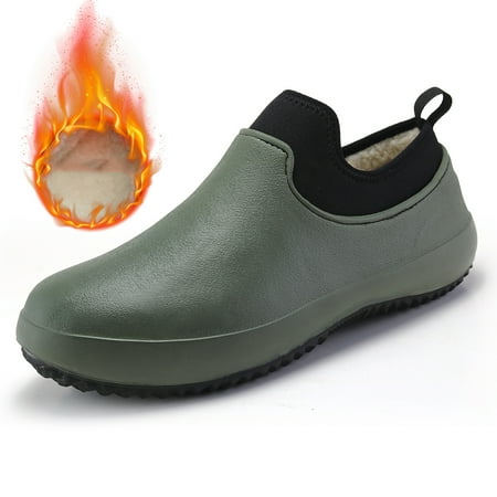 

Warm And Waterproof Rain Shoes Water Shoes Anti-Skid And Wear-Resistant Car Washing Kitchen Work Shoes