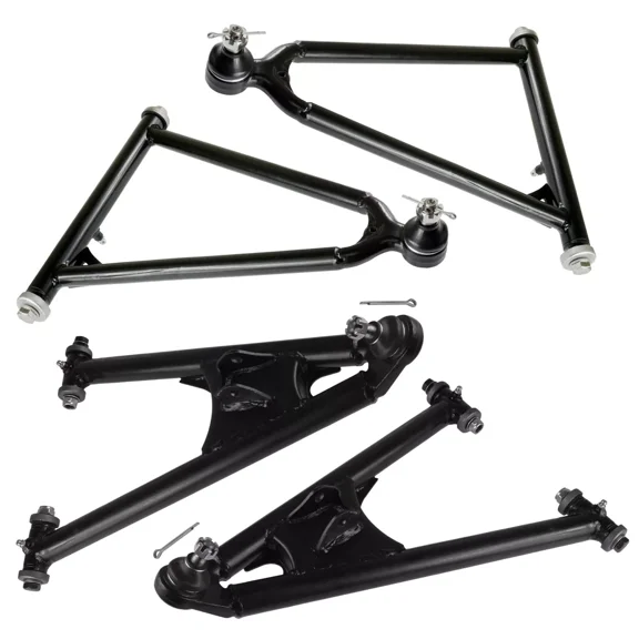 Replacement Front Upper & Lower Left/Right A-Arms Compatible with Yamaha Raptor 660R YFM660 2001-2005 Models