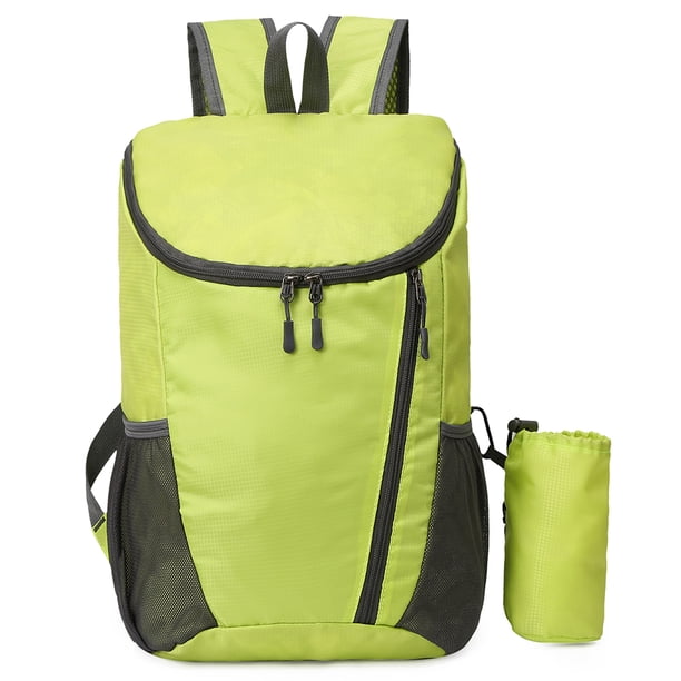 Caminata Chalecos Plegables Bolsas Montañismo Mochila Plegable Portátil 20L Con Soporte Botella Gran Capacidad para Al Aire Libre