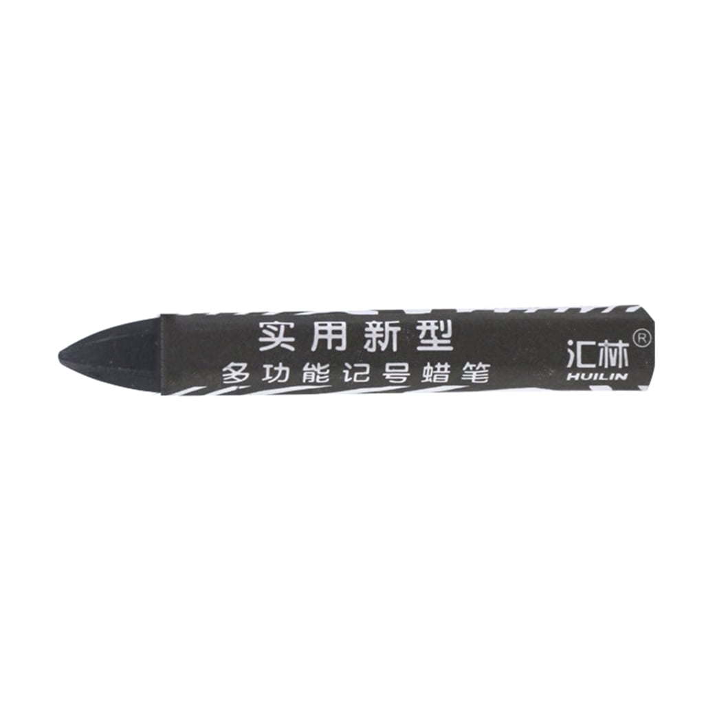 50Pcs Lumber Marking Crayons 4x0.55Inch Industrial Wax Marker Hexagon Tire Marke