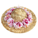 thumbnail image 1 of Sombreros de paja para perros con flores: sombrero ajustable para mascotas, gorra tipo pescador para el sol de jardín hawaiano para perros pequeños, cachorros y gatos, 1 of 5