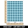 thumbnail image 2 of Cautiously Curled Chameleon Lizard 200+ Round Stickers - Light Blue - Gloss Finish - 0.50" Size, 2 of 3