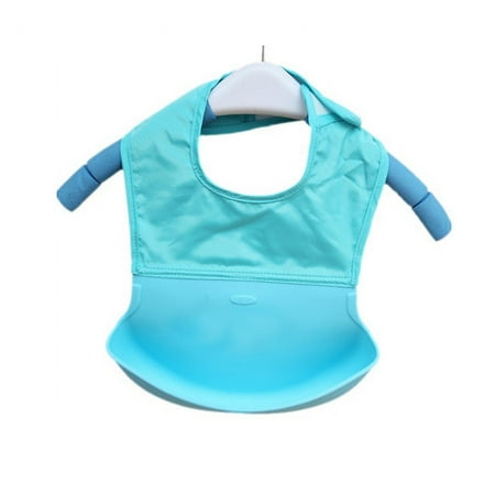 

Wanwan Baby Adjustable Collar Waterproof Silicone Feeding Bib Food Catcher Eating Apron