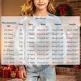 thumbnail image 3 of Nekdswn Kids Christmas Sweatshirt Ugly Xmas Santa Graphic Hooded Pullover Drop Shoulder Long Sleeve Top Warm Fleece Lined Winter Holiday, 3 of 9