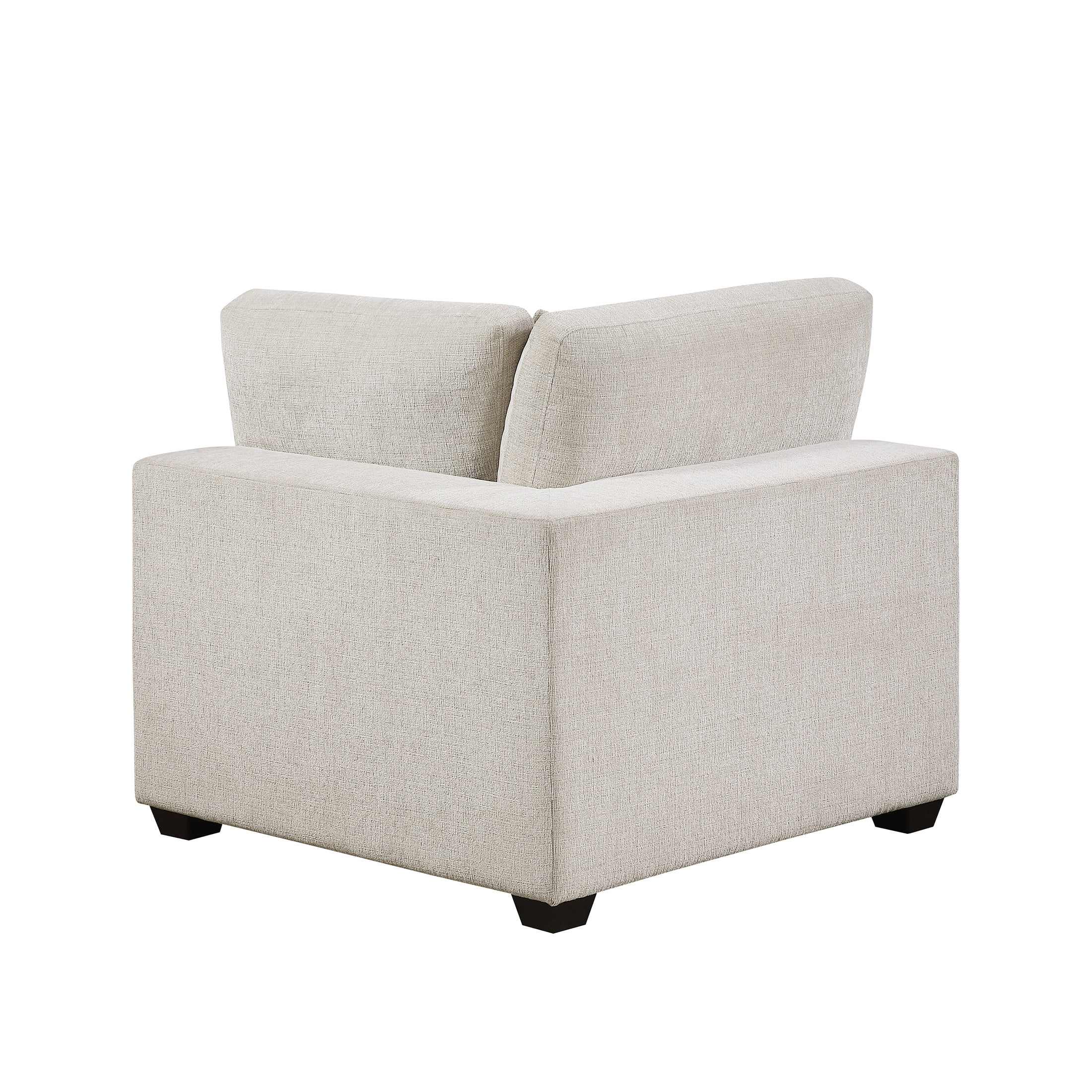OakvillePark Crestiva Chenille Modular Unit-Corner Seat, Beige