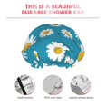 thumbnail image 3 of KLL Daisies Flowers Pattern Shower Cap & Bath Cap for Women,Reversible Oversized Waterproof Shower Caps for all Hair Lengths,Elastic Reusable Bathing Hair Cap, 3 of 6