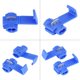 thumbnail image 4 of 50pcs Blue Lock Quick Wire Splice Clips Terminal Connectors 0.72-2.5mm2, 4 of 5