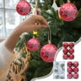 thumbnail image 1 of Set de Adornos Navideños de Bolas | Decoraciones Navideñas Irrompibles de Abs Multicolor (6 Piezas) | Tamaño: 6 X 6 X 6 Cm | Decoración para El Hogar y Fiestas, 1 of 7