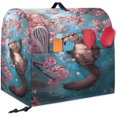 thumbnail image 2 of Funny Cartoon Otter Stand Mixer Cover Kitchen Dust Cover for 4.5-5 Quart Stand Mixer Lightweight Mixer Cover with Top Handle and Pockets for Extra Accessories, 2 of 7