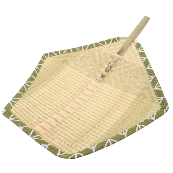 UPGRATOR 1Set Vintage Bamboo Hand Fan with Traditional Design for Men and Women 44x34cm