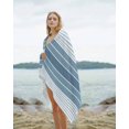 thumbnail image 2 of Blue Ombre Stripe Beach Towels Oversized Super Absorbent, Farmhouse Striped Gradient Lightweight Bath Towel Quick Dry Sets For Bathroom/Pool/Rv Camping/Beach Play/Gym Room/Picnic 35"x70", 2 of 8