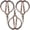 Copper, variant on JubileeYarn Delicate Roses Embroidery Craft Scissors - Copper - 10 Pairs