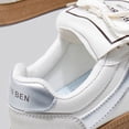 thumbnail image 3 of Zapatillas deportivas con cordones y espuma viscoelástica para mujer (Beige 39), 3 of 9