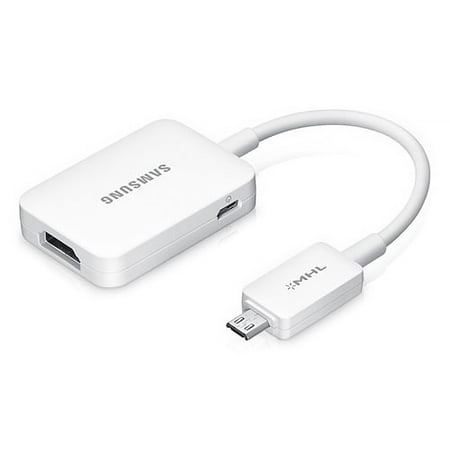 Samsung ET-H10FAUWESTA Micro USB to HDMI 1080P HDTV Adapter Cable for Samsung Galaxy S3/S4 and Note 2 – White Samsung ET-H10FAUWESTA Micro USB to HDMI 1080P HDTV Adapter Cable for Samsung Galaxy S3/S4 and Note 2 – White