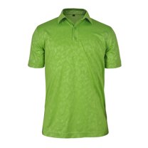 Monterey Club Men's Elements Emboss Texture Golf Polo Shirt #1288