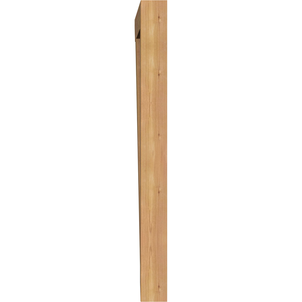 Ekena Millwork 3 1/2"W x 32"D x 40"H Balboa Slat Smooth Bracket, Western Red Cedar