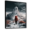 thumbnail image 2 of Designart "Wanderlust in Hellenic Greece" Landscape & Nature Floater Framed Wall Decor, 2 of 7