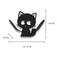 thumbnail image 2 of Portarrollos de metal negro con patas en forma de gato TUNC Sencillez, 2 of 5