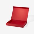 thumbnail image 5 of Geoto 11"×8.26"×1.57" Medium Shallow Size Luxury Rigid Foldable Magnetic Closure Collapsible Gift Packaging Boxes(Red), 5 of 7