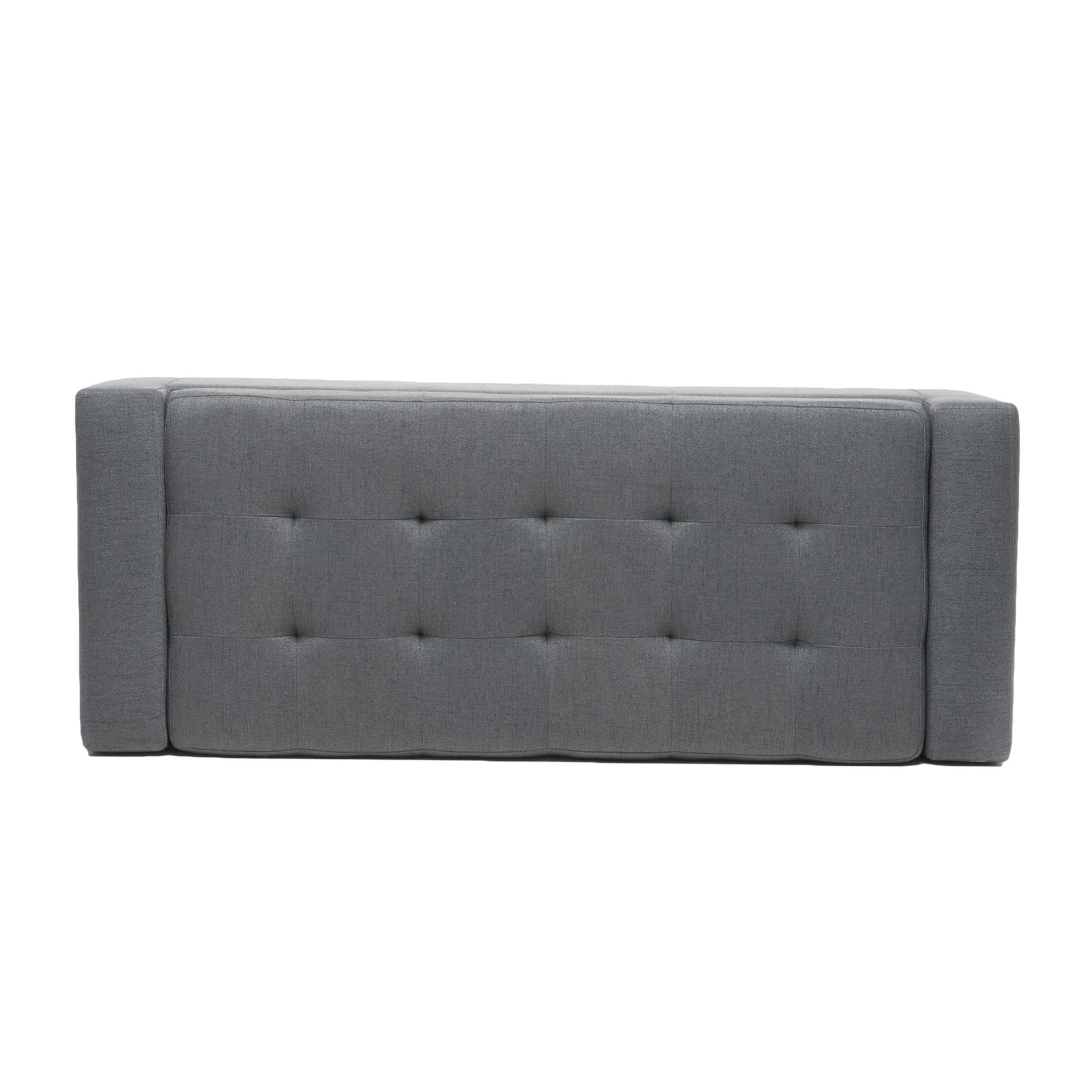 JERFIT Storage Ottoman Bench with Lift Top, Grey Polyester Upholstered Ottoman for Living Room, Foot Rest Stool with Hidden Storage for Bedroom, Office